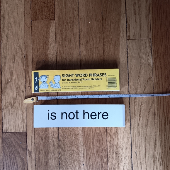 Sight-Word Phrases Flashcards - Picture 5 of 5